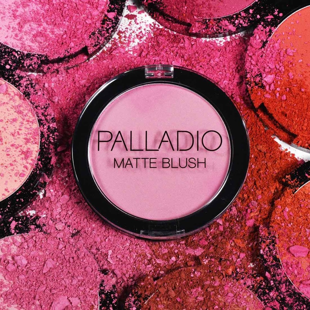 Palladio Matte Blush Makeup